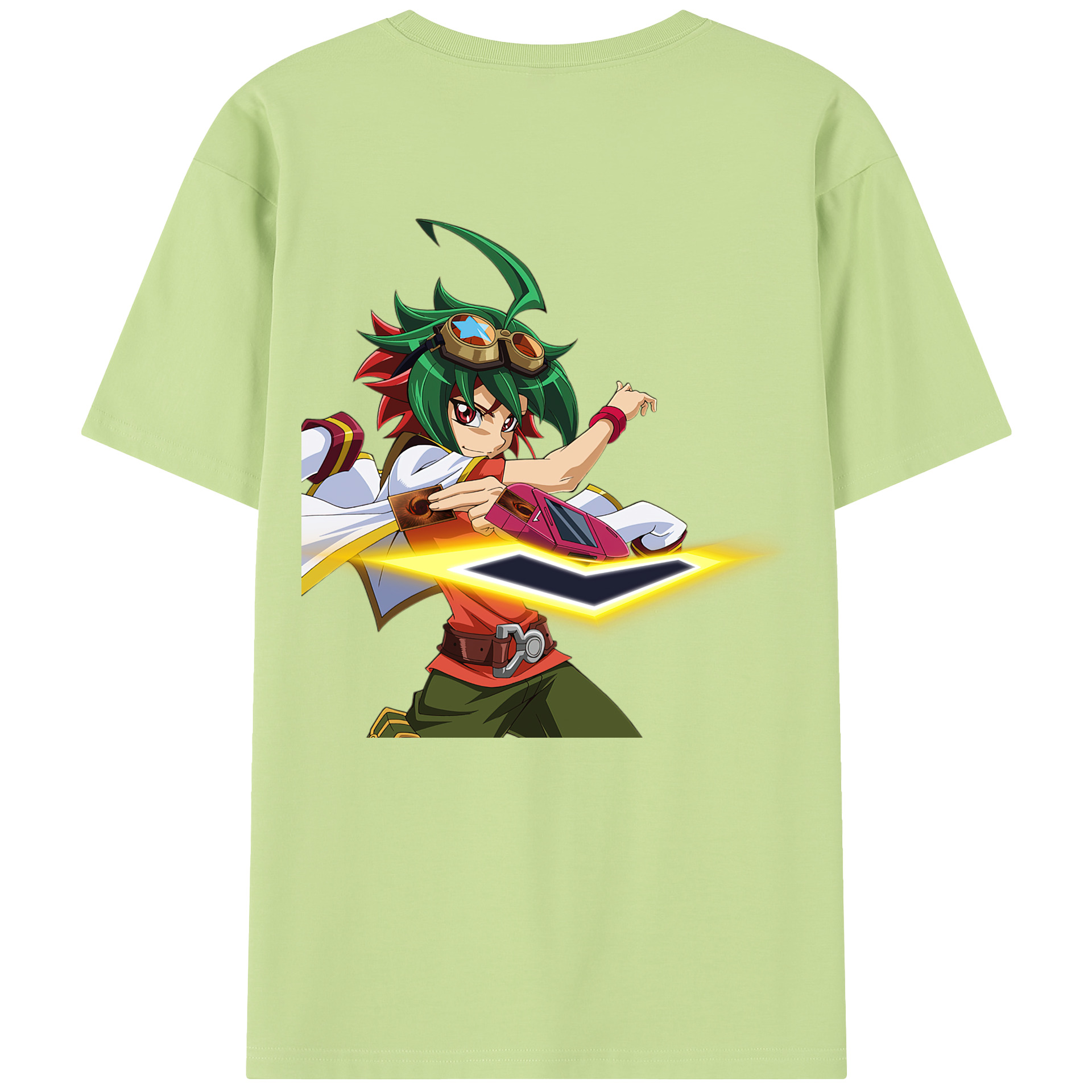（画像用） 遊☆戯☆王 Yu-Gi-Oh! 綿100％半袖Tシャツ（背面プリント）